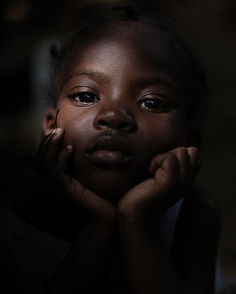 Lovely Avelus, six months after surviving the 2010 earthquake in Haiti.
Photograph by Lucas Oleniuk