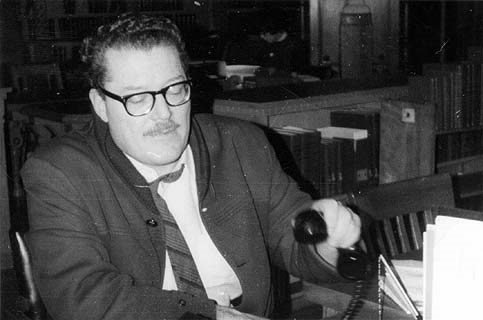 Fisher at his desk in 1961
courtesy of Mark Fisher