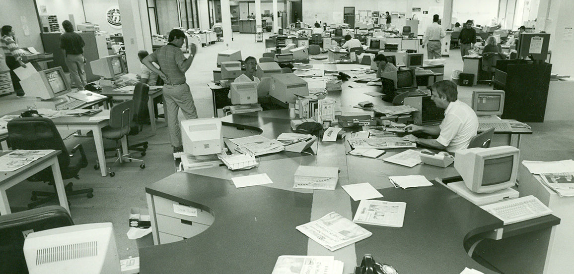 old newsroom